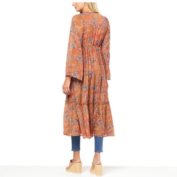 Jessica Simpson women's Marilyn Lace-Trimmed Duster | size XS (generous fit) - Picture 4 of 16